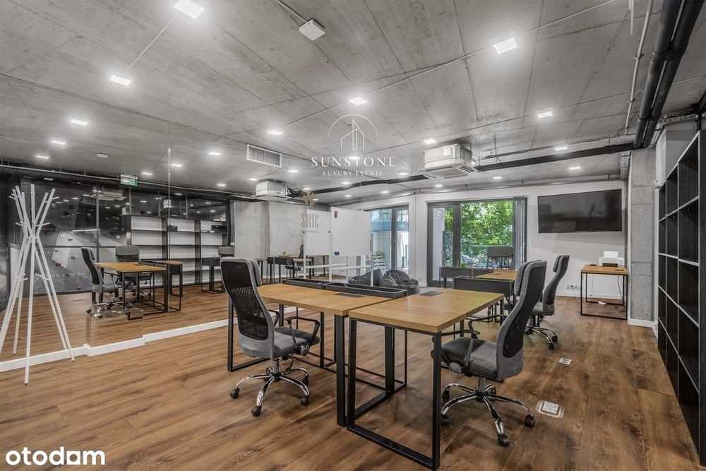 Lokal biurowy na Solcu 103 m² z prywatnym tarasem