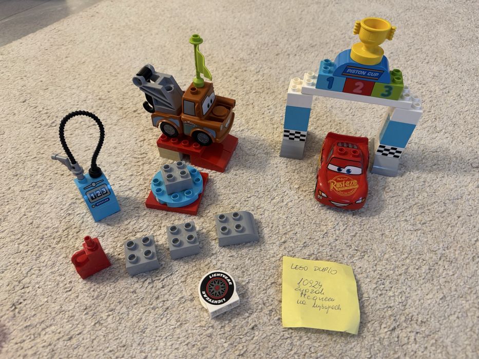 Lego Duplo Zestaw 10924 - Zygzak Mcqueen Na Wyścigach