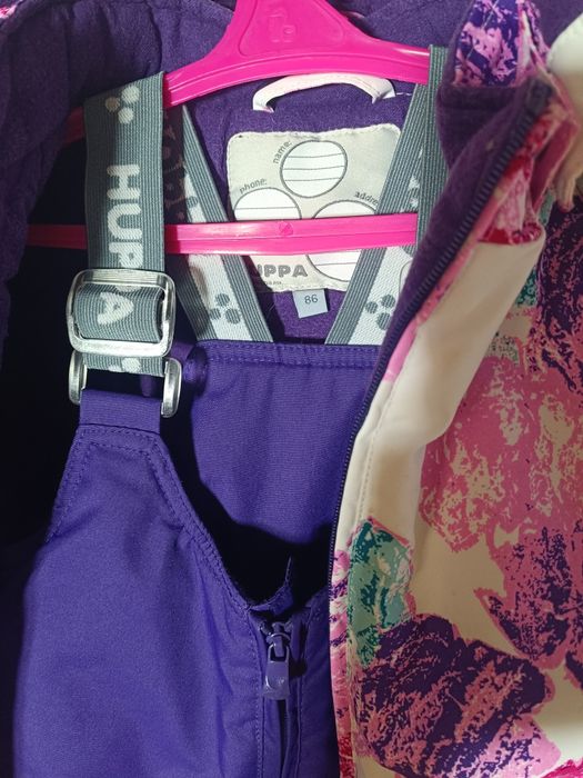 Зимовий костюм на дівчинку 80-86 розмір