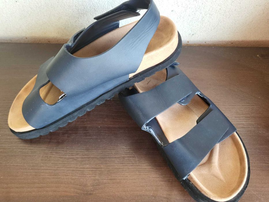 Sandały męskie ZARA, jak Birkenstock, ergonomiczne, lekkie, okazja! 42