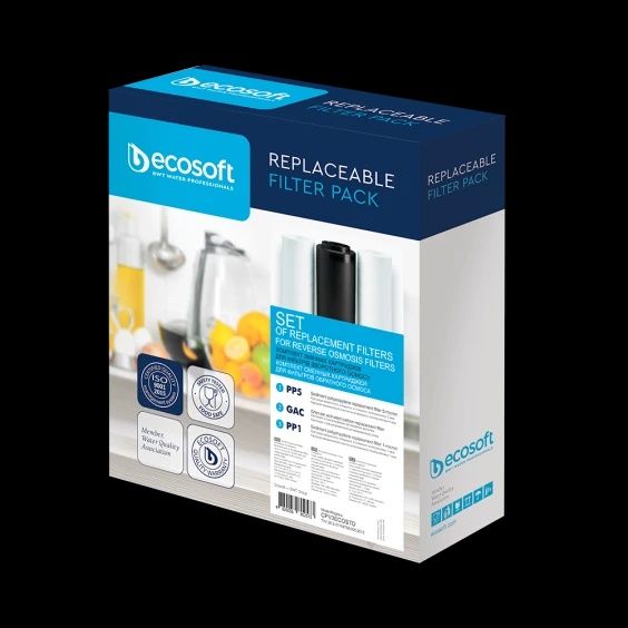 Комплект картриджів Ecosoft Standart 1-2-3 CPV3ECOST фільтри для води