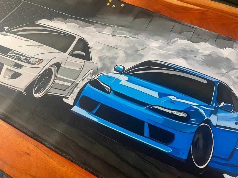 Podkładka pod myszkę gracza Duża 90x40x2 cm Sportowe Auta super jakość