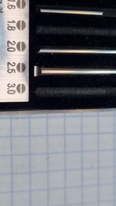 Набор сменных лезвий для часовых отверток "Т" образной формы, новые