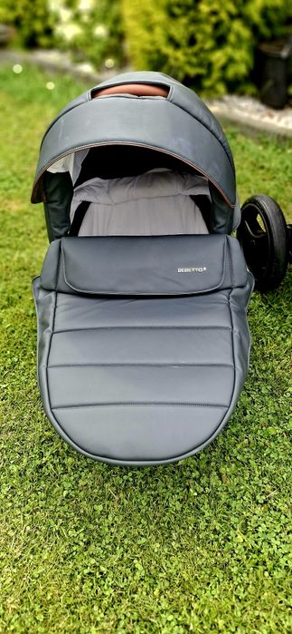 Wózek Bebetto Luca Pro 2w1 – gondola + spacerówka + akcesoria