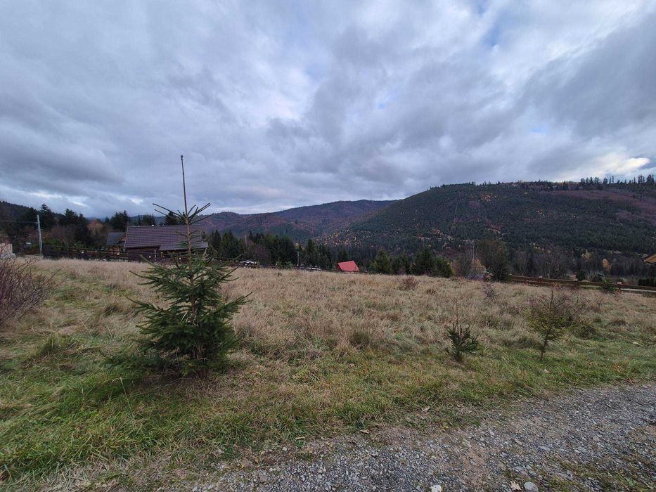 Działka budowlana widokowa południowa Złatna Ujsoły z dojazdem 9arów