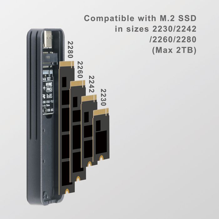 Карман SSD M.2 10Gbps Lexar