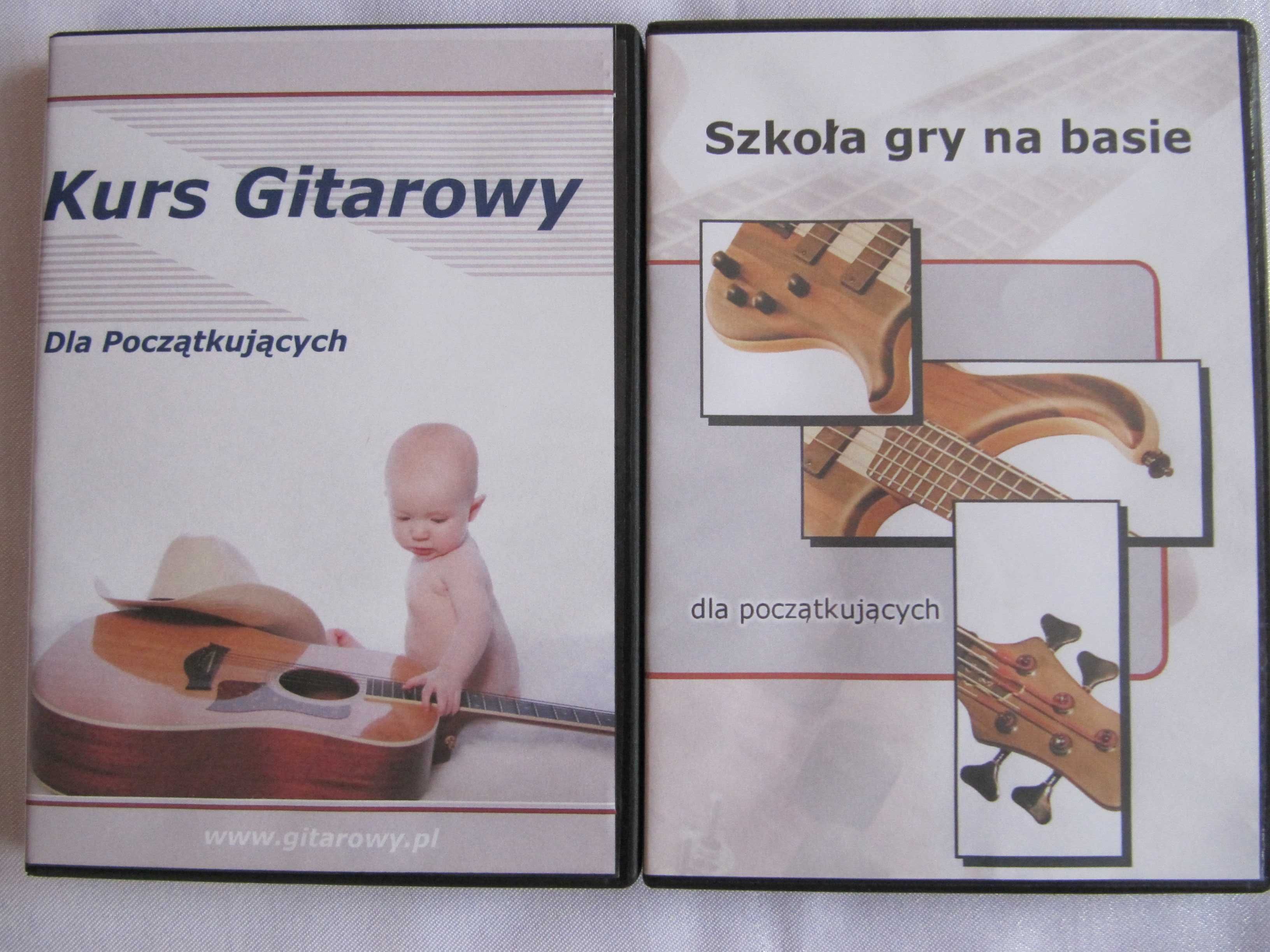 profesjonalny kurs (szkoła) gry na gitarze na 4 x CD - NOWE