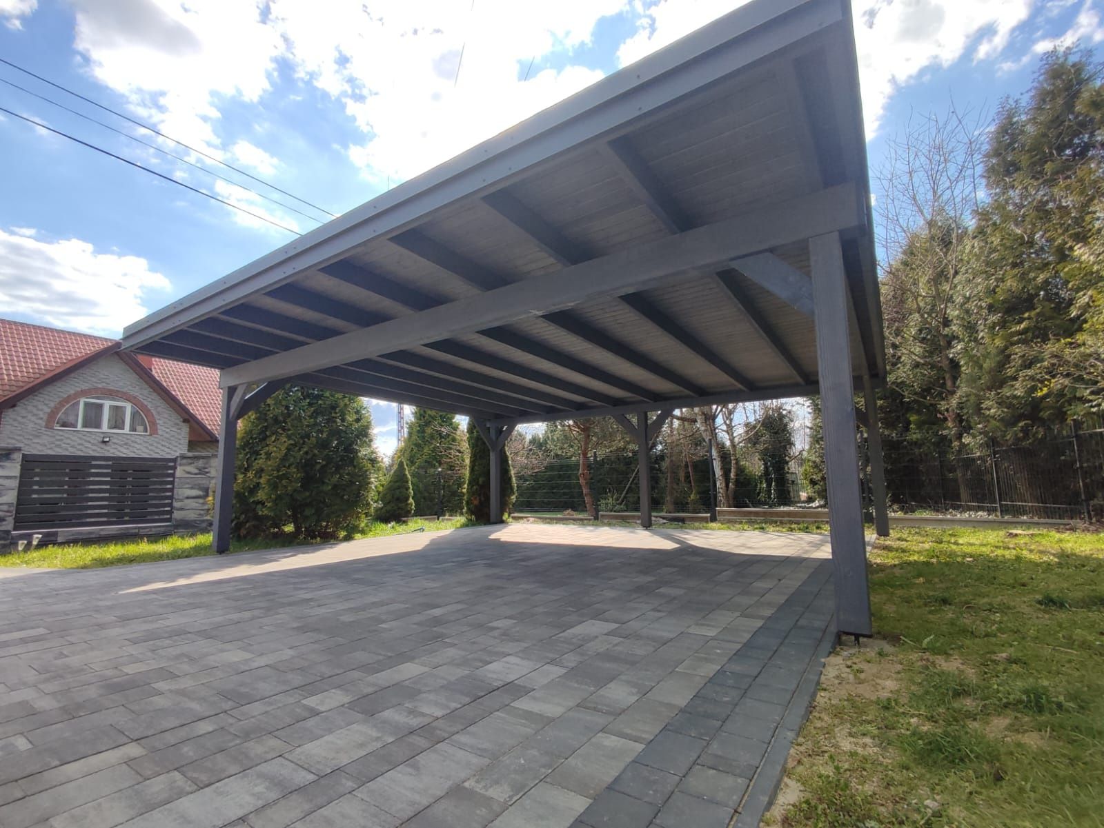 Wiata samochodowa, garaż, zadaszenie
