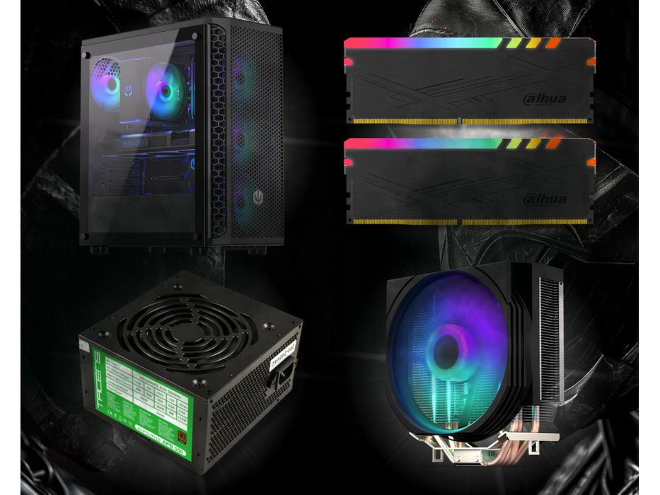 komputer gamingowy bsg striker v9 amd ryzen 5 16gb 1tbssd rx6600 win11