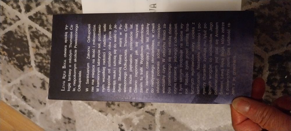 Książka.P.Hoffman.Lewa ręka boga