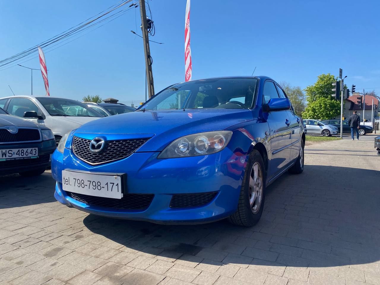 Na sprzedaż Mazda 3 1.6b/małe auto/długie OC/raty/niezawodny/gwarancja