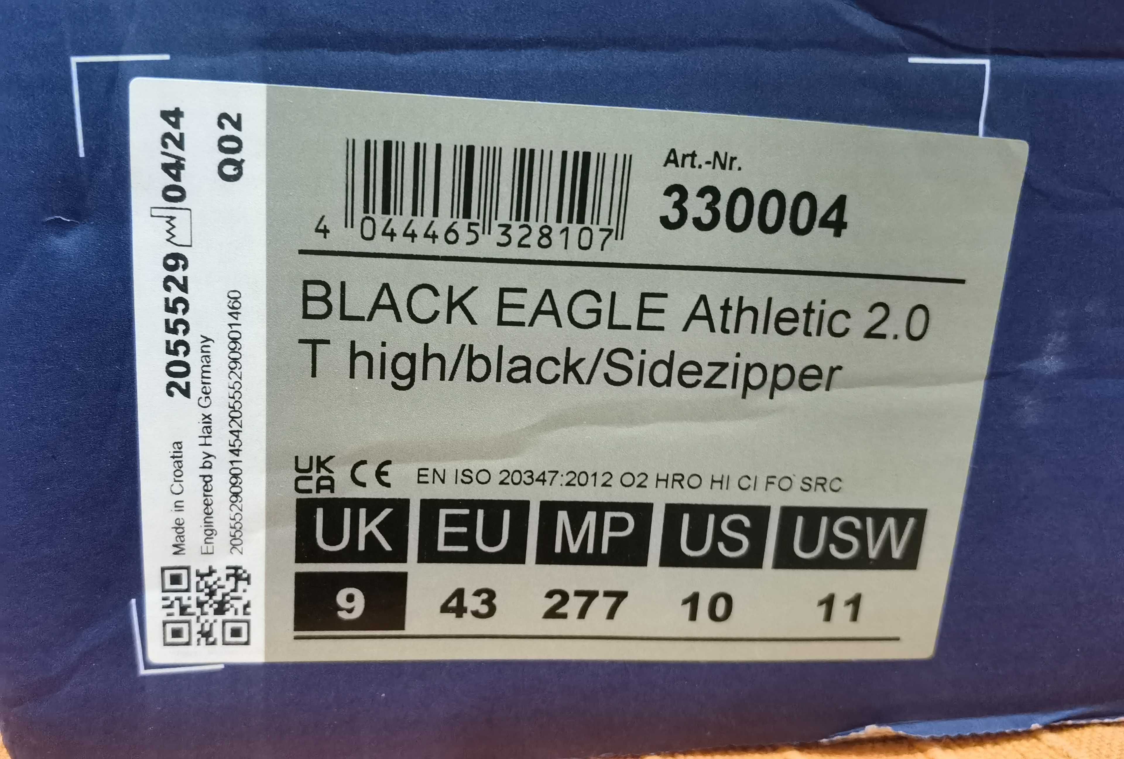 Haix black eagle athletic 2.0 t com n37/42/43/44/45
