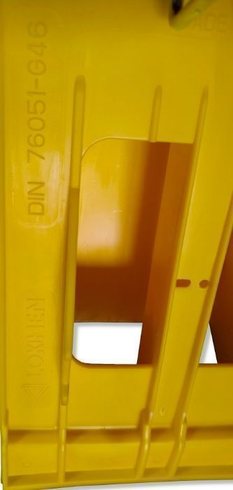 Klin kliny pod koła 160 mm ADR blokada żółty BUS G46 LOKHEN [0158]