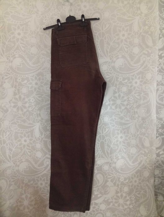 Fjallraven spodnie myśliwskie sztruksowe