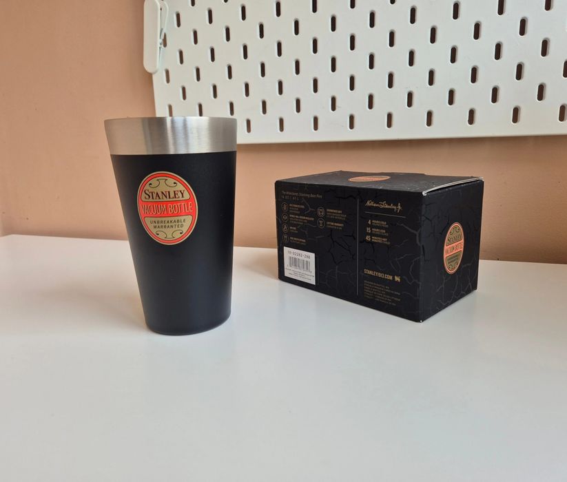 Термостакан Stanley Milestones Stacking Beer Pint 0.47 л чорний