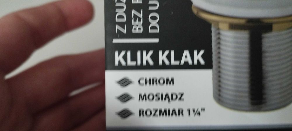 Korek do umywalki