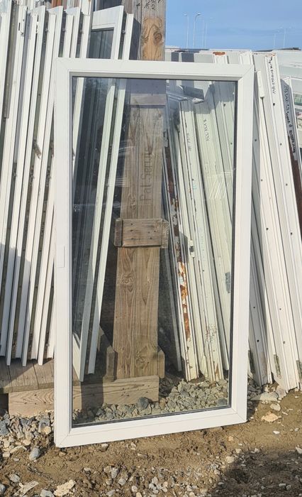 OKNA KacprzaK Witryna 76x133 FIX Używany PCV Lider Okna OLX