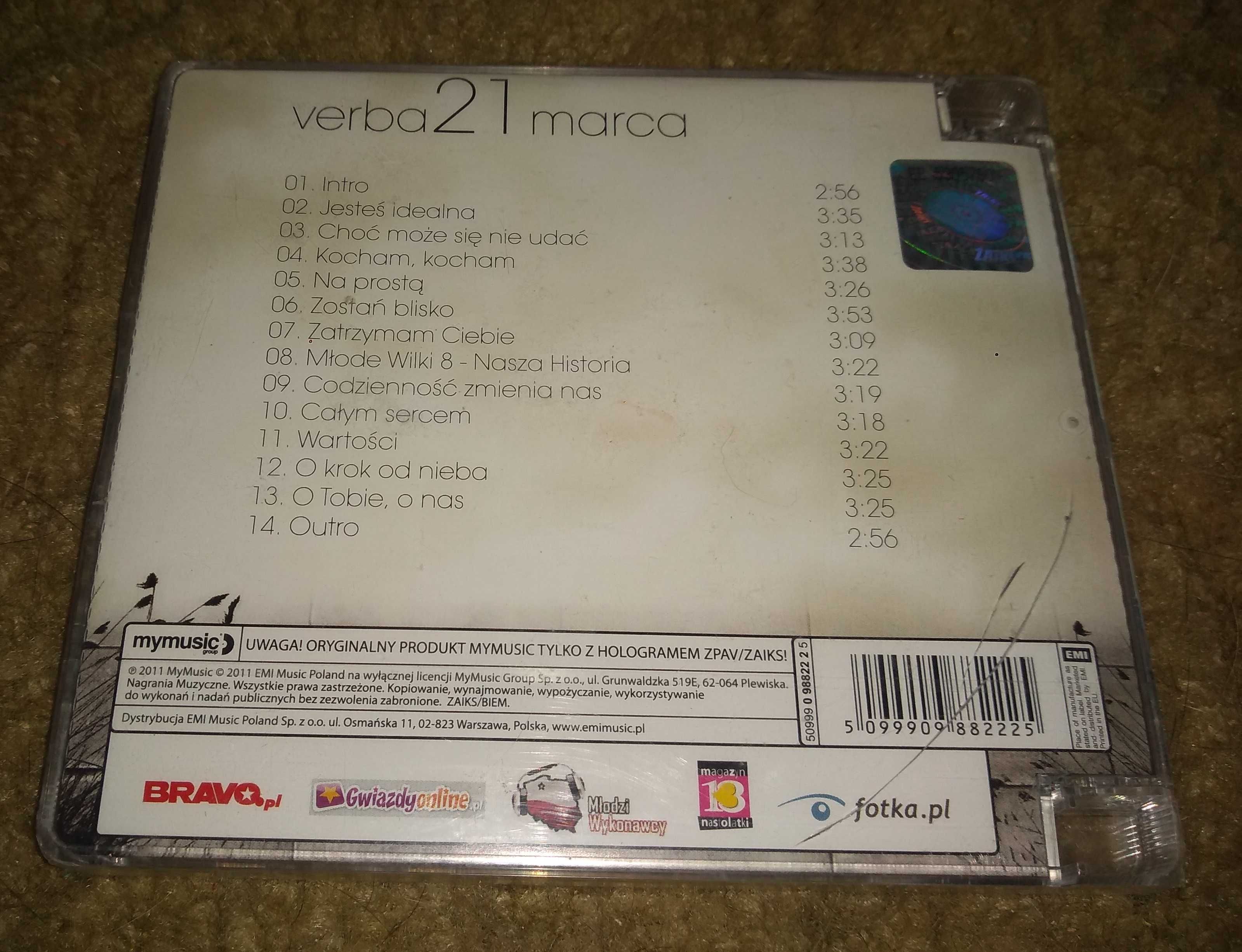 Verba/ 21 Marca / CD / FOLIA /