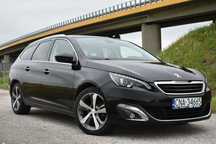 Peugeot 308 1.6HDI FULL LED Skóra/Alcantara Pano Kamera NOWY Rozrząd