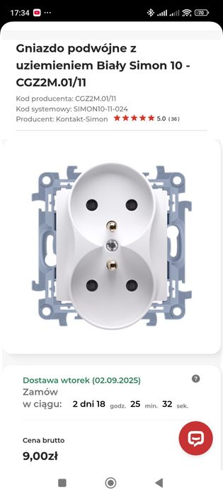 Gniazdo Simon 10 10 szt