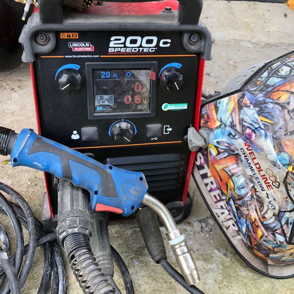 Spawarka Lincoln SPEEDTEC 200C MIG TIG MAG +gratisy Netto VAT 23