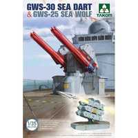 Takom 2138 GWS-30 Sea Dart & GWS-25 Sea Wolf 1/35 model do sklejania