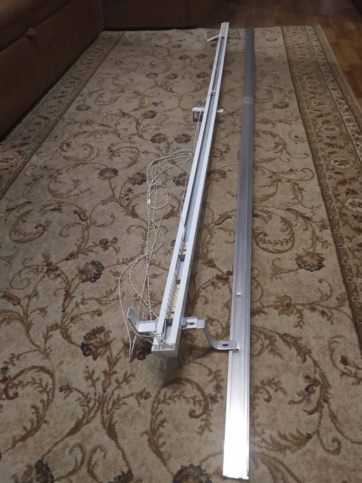 Карниз алюминиевый двойной