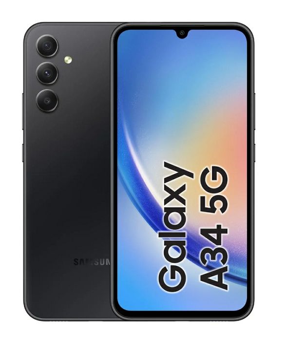 GWAR. 24M Samsung Galaxy A34 5G pełny komplet czarny +słuchawki