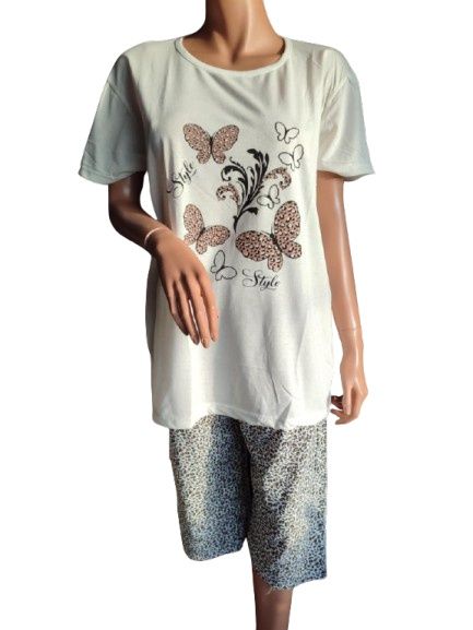 Piżama damska r XL duży rozmiar bawełna
