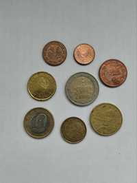 Євро монети, євро центи, обіходні, продам