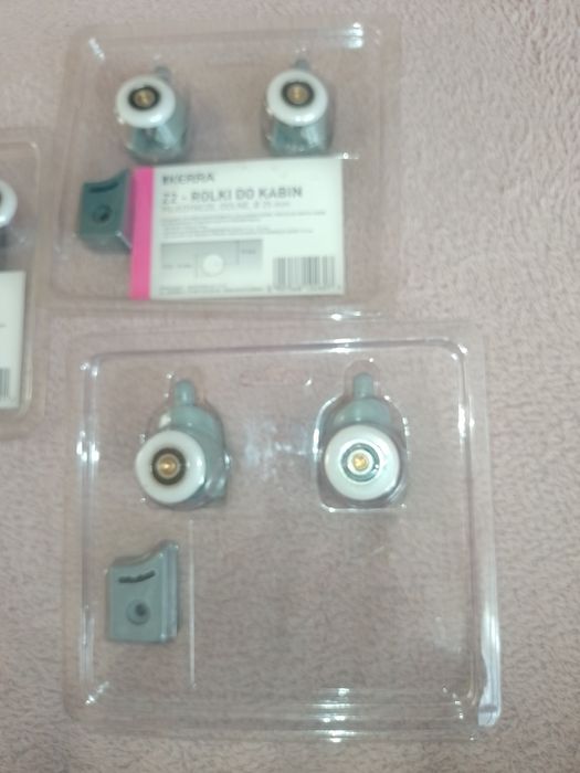 Rolki do kabiny prysznicowej górne i dolne