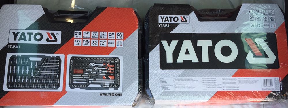 Набір інструментів YATO 216 предметів  YT-38841 ято нове з польщі