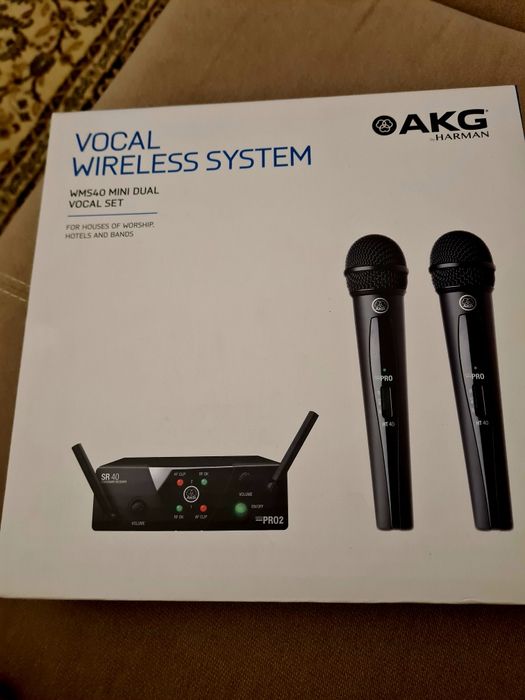 AKG WMS40 MINI dual set. Mikrofony bezprzewodowe