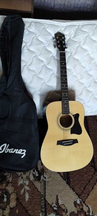 Продам акустичну гітару Ibanez V50JP-NT-27-02 + ремінь, чохол і тюнер