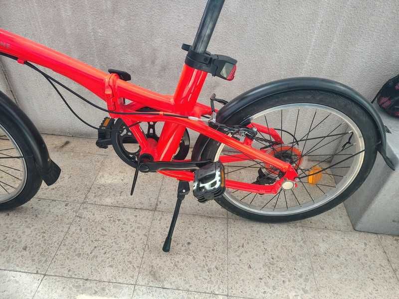 Bicicleta tilt 200 Decathlon roda 20 dobrável fold