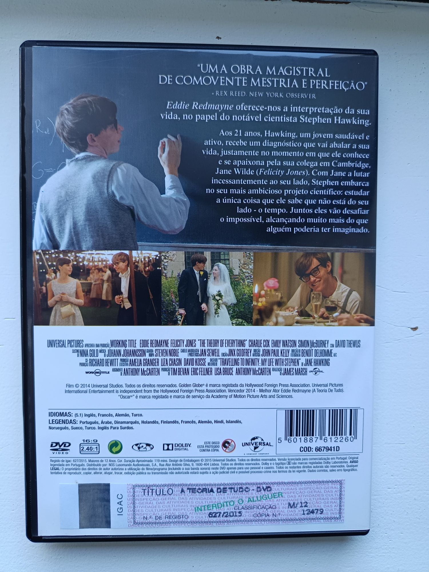 DVD a teoria tudo