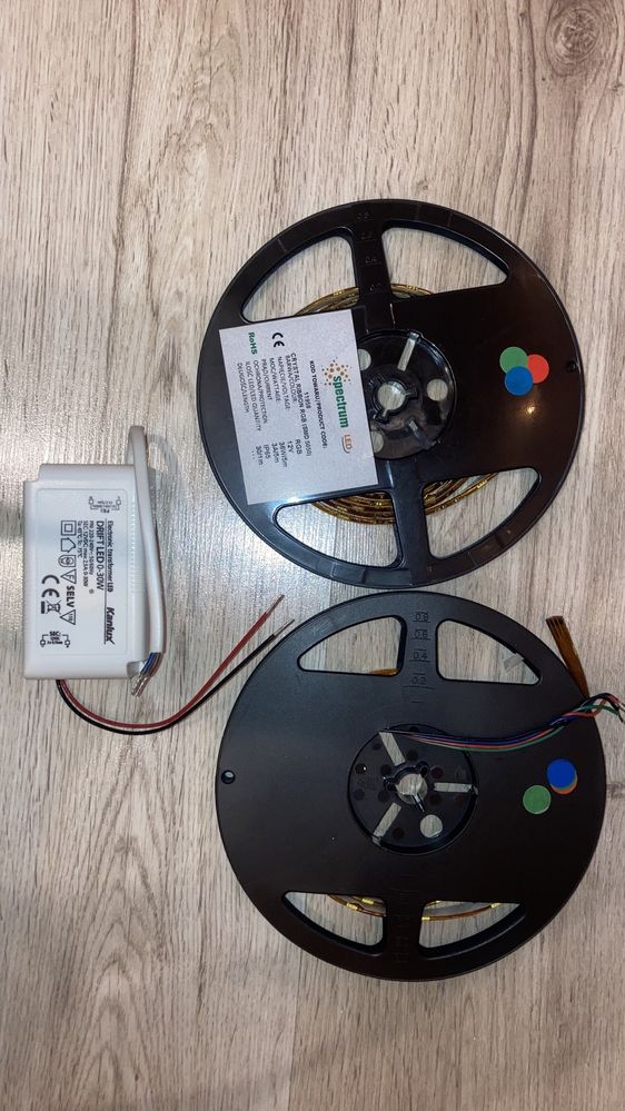 Taśma LED rgb 2x2m + zasilacz