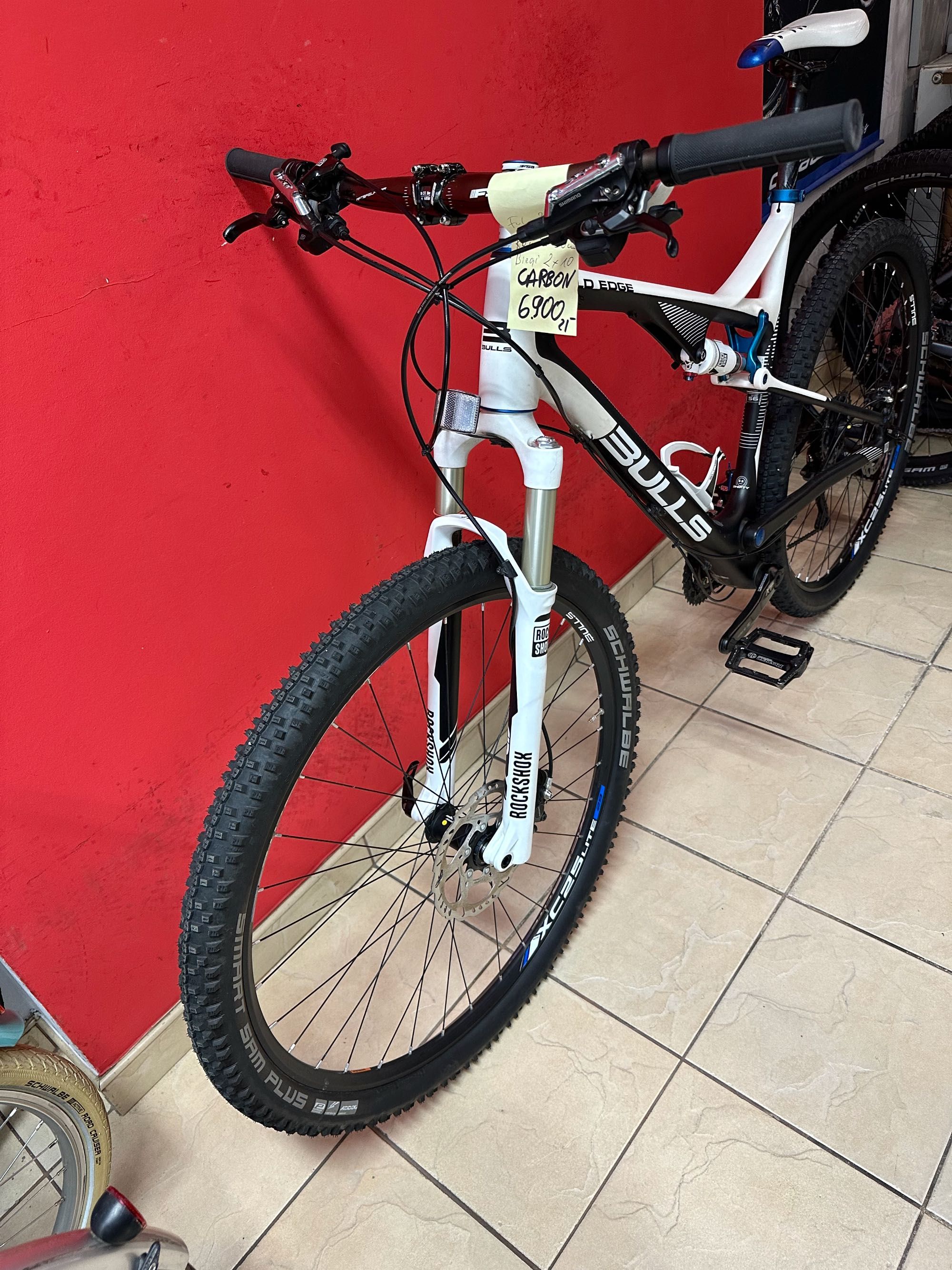 Rower MTB FULL Carbon Bull's Wild Edge 29'' Deore XT, Rock Shox