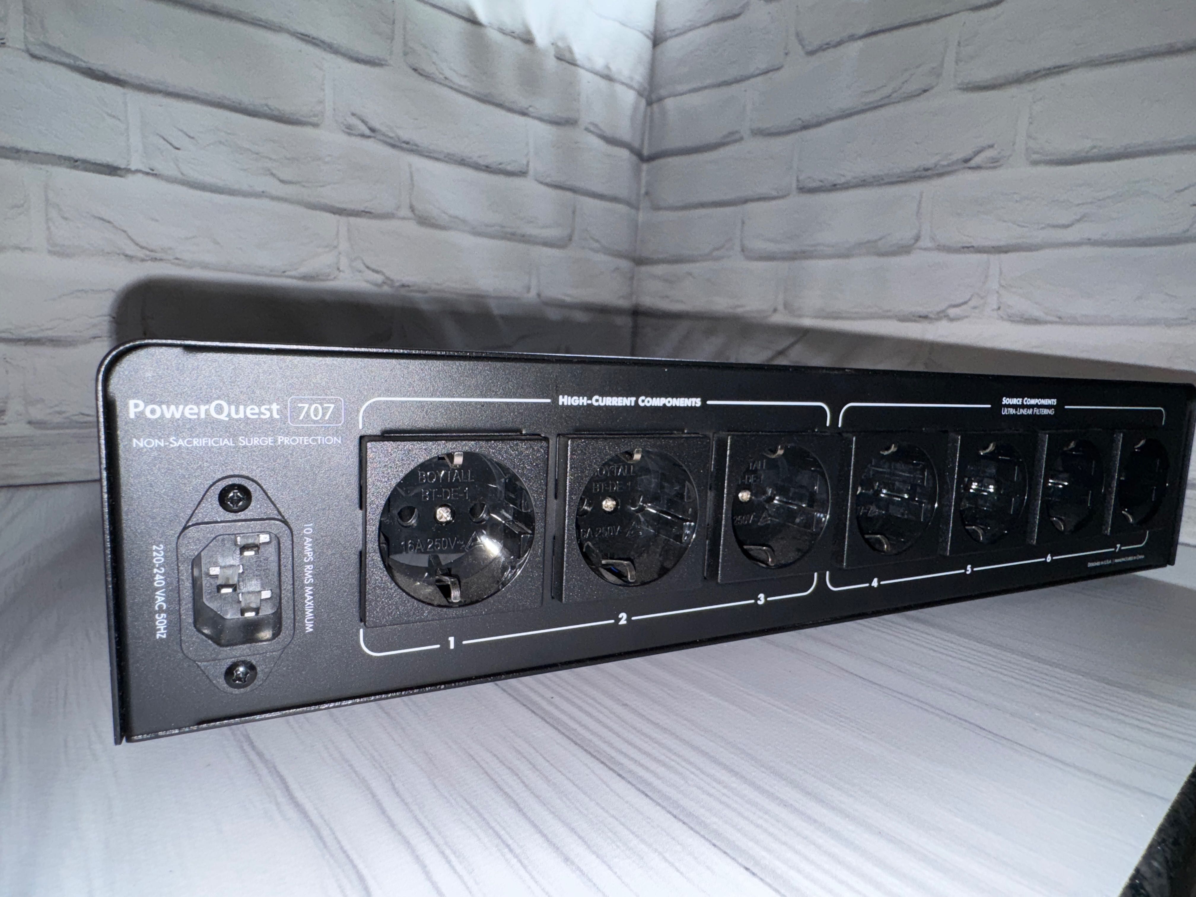 Audioquest Powerquest 707 (обмен/продажа) Сетевой фильтр PQ-707 filter