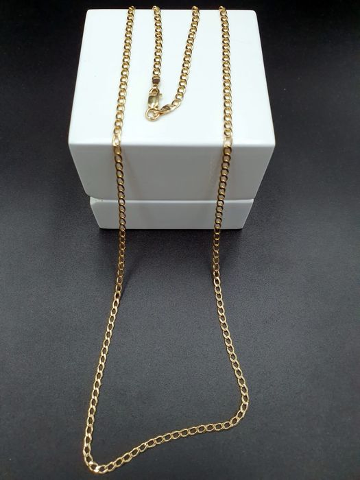 Złoty Łańcuszek splot Pancerka