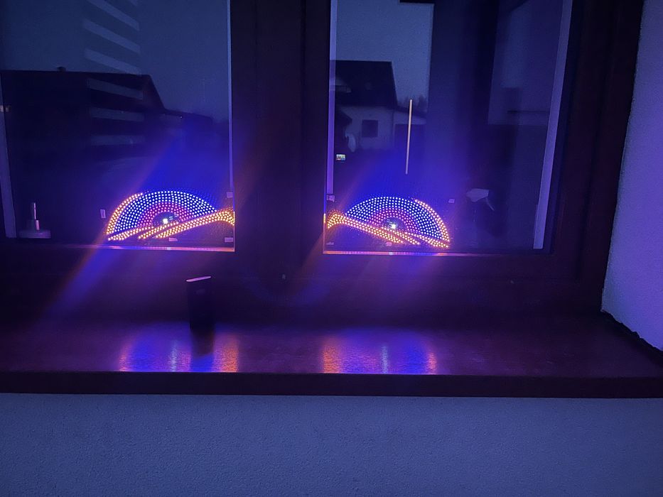 Oczy led do ciężarówki, samochodu diabelskie oczy