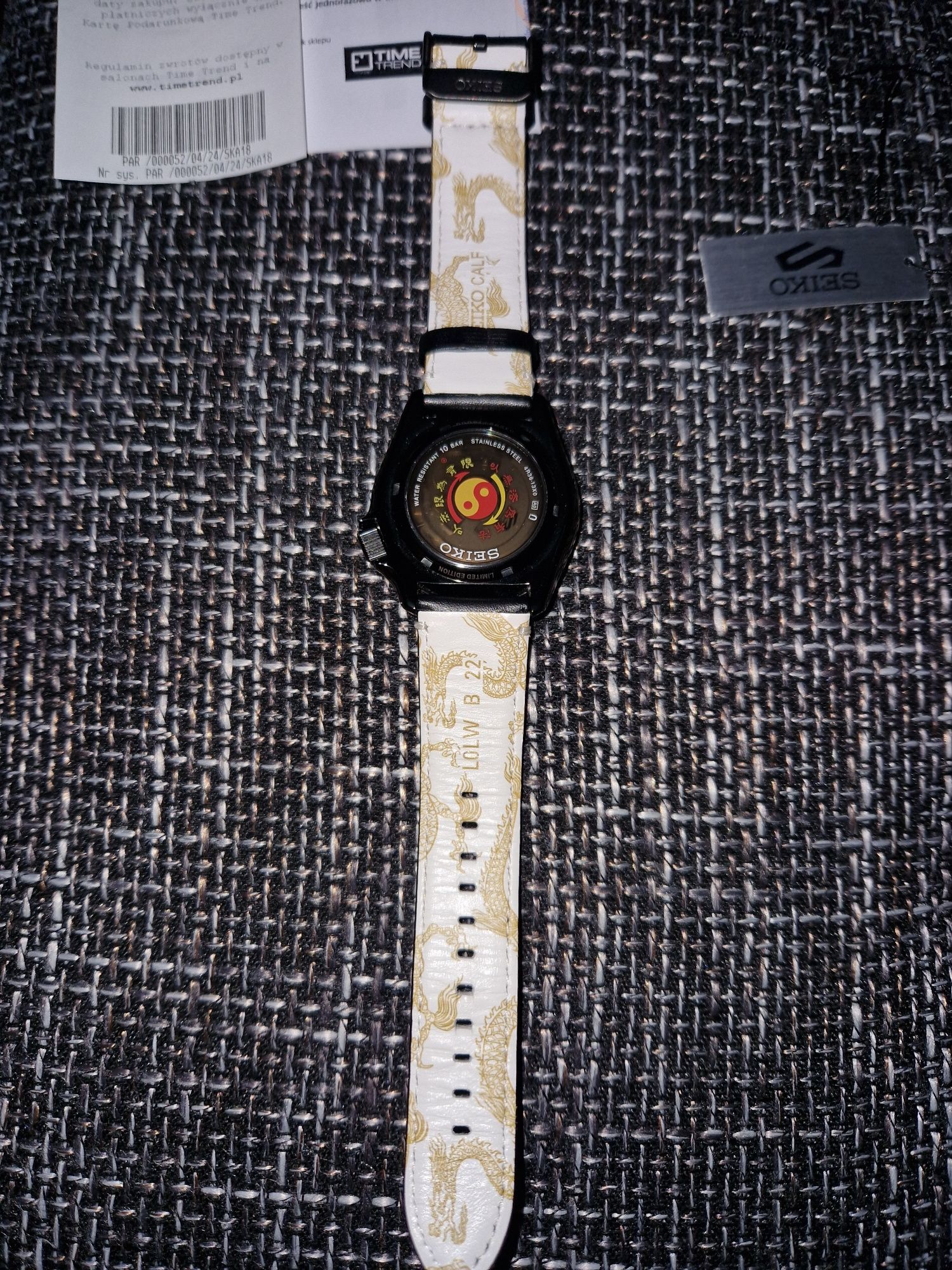 Zegarek Seiko limit wersja Bruce Lee