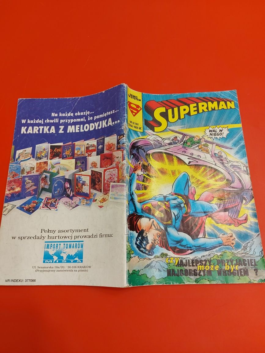 Komiks Superman 1991  nr 8 Semic tm-System DC Comics