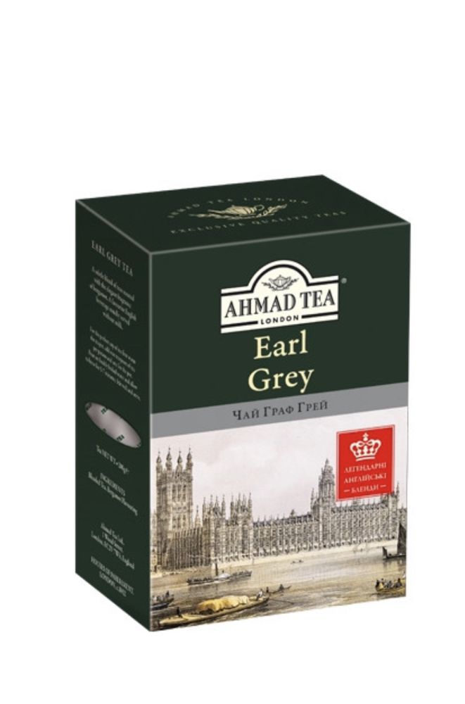 Чай чёрный Ahmad Tea Earl Grey Бергамот 200 г.