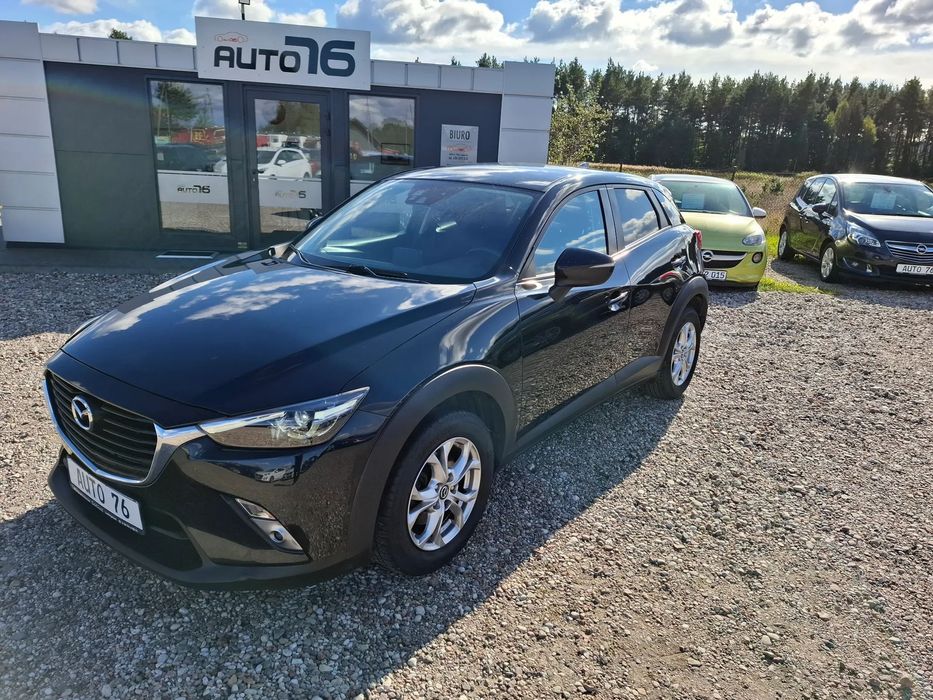Mazda CX-3 1.5 D 105ps, Exclusive, Leed, Navi, 1-wł, Pełen serwis. SUPER STAN