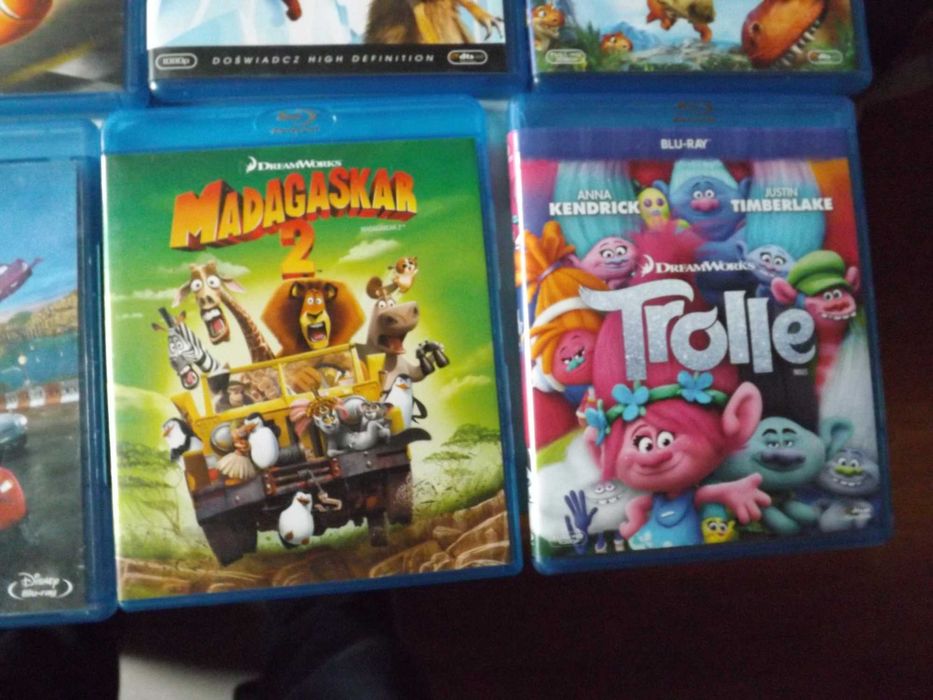Blu Ray, obcy, trolle, kopciuszek, spiderman disney , bajki, filmy