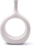 wazon dekoracyjny ceramiczny biały 23cm