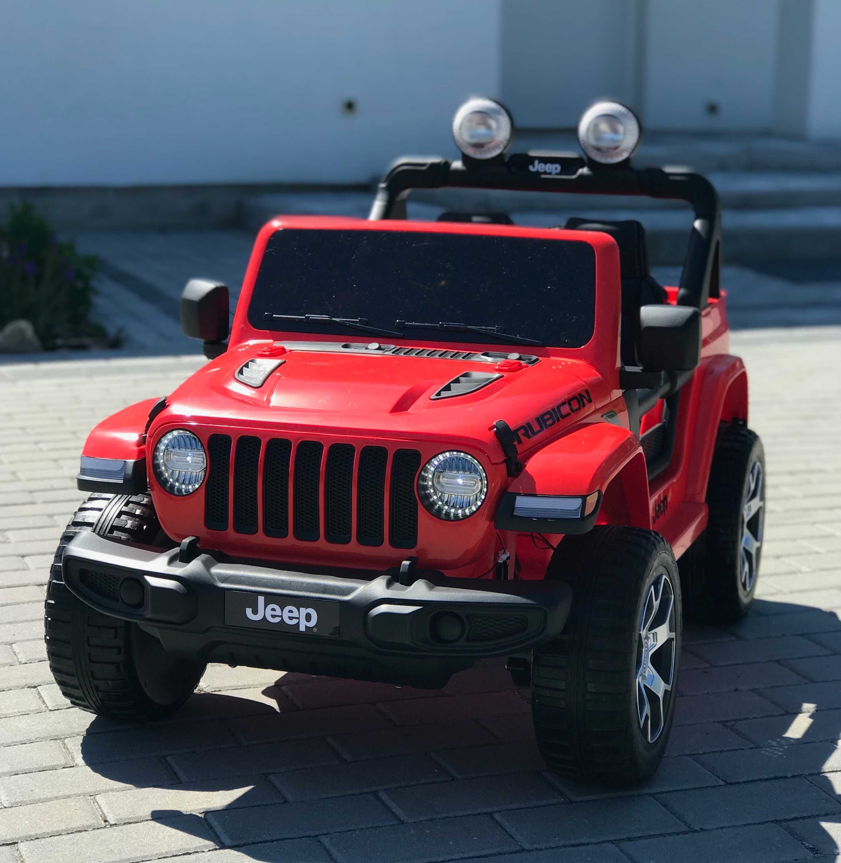 JEEP 4x4 WRANGLER RUBICON Samochód Auto na akumulator PODWÓJNY FOTEL