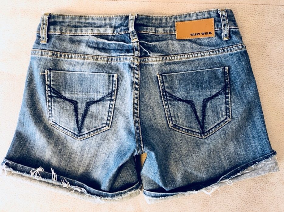 TALLY WEIJL krótkie jeansowe spodenki szorty jeans S