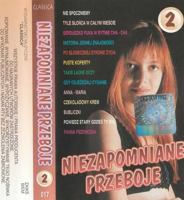 NIEZAPOMNIANE PRZEBOJE vol. 1,2,3 * Składanka, 2 kasety (94)